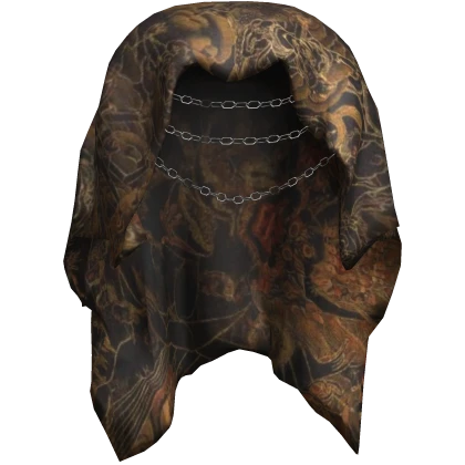 Face Chained Vkei Emo Ragged Hood Brown Royal 