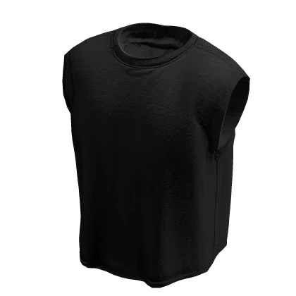 Black Oversized Tank Top
