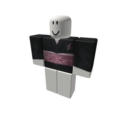 🌸 Pink & Black Kimono [T]