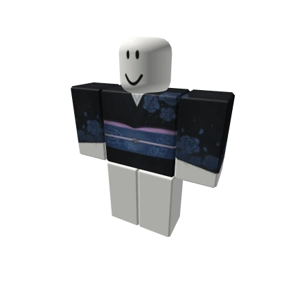 🔷 Blue rose Kimono [T]