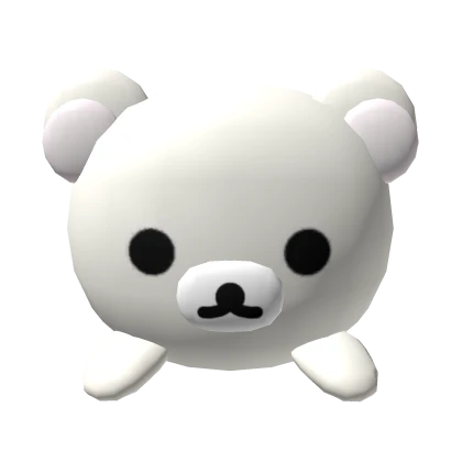 ꒰┊small kawaii cream bear head pet