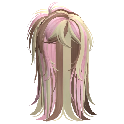 Scene Wispy Spikey Ponytail (Neapolitan)