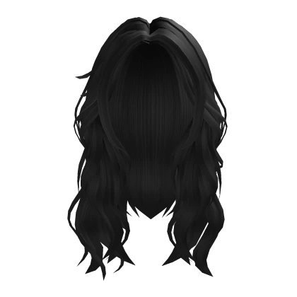 Black Fluffy Layered Hair