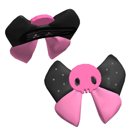 Black and Pink Kuromi Hairclip