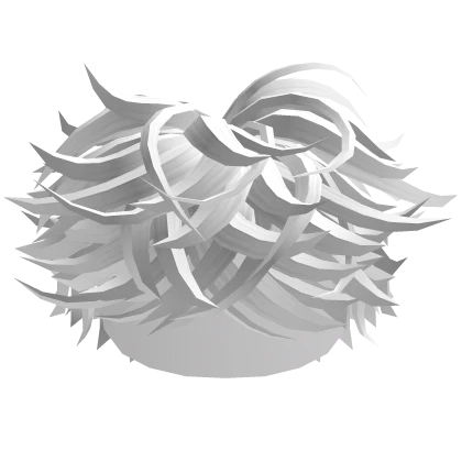 White Messy Hair