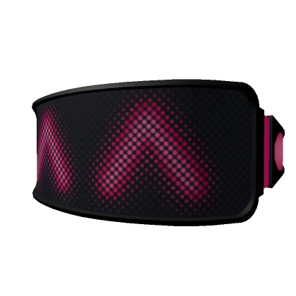 LED ^_^ Happy Eyes Glasses Pink