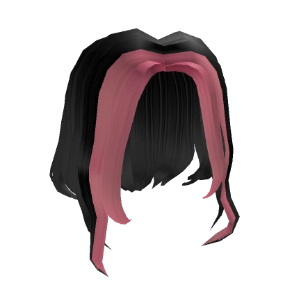 Casual Beach Hair Black & Pink