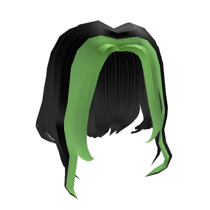 Casual Beach Hair Black & Green