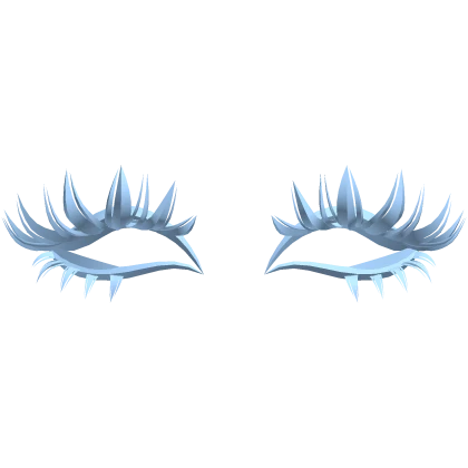 blue lashes
