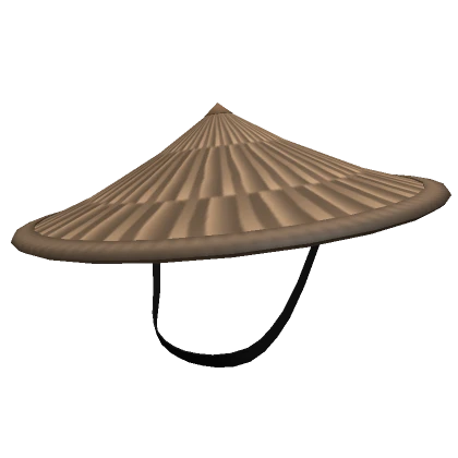 (Forward Tilt) Samurai Hat w/ Strap