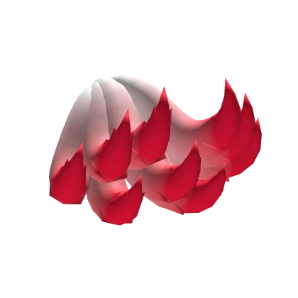 Red Fluffy Kitsune Tail