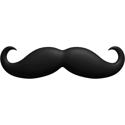 black mustache