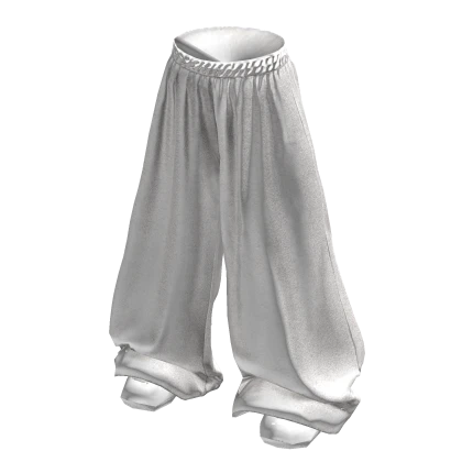 White Sweatpants & Sneakers