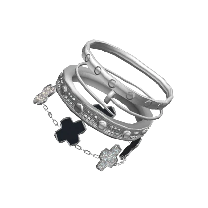 Luxury Silver Clover Bracelet 