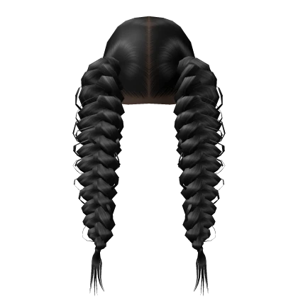 Fishtail braids [Black]