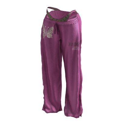 ʚ♡ɞ Pink and Green Graphic Baggy Joggers