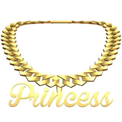 ♡ princess gold chain link necklace