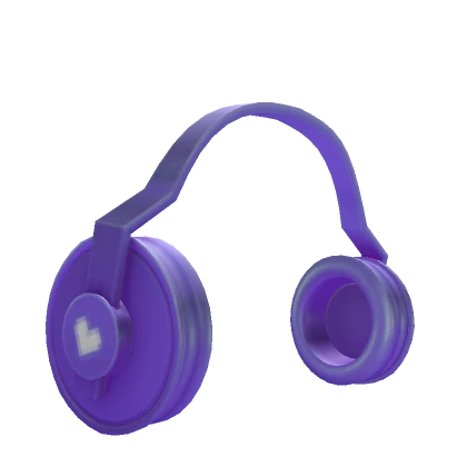 Pixel Heart Headset - Purple