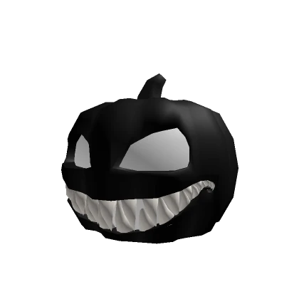 Black Creepy Pumpkin