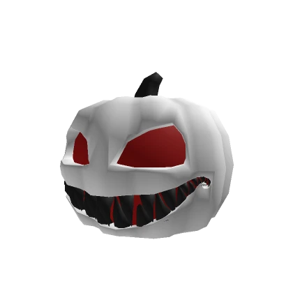 White Creepy Pumpkin