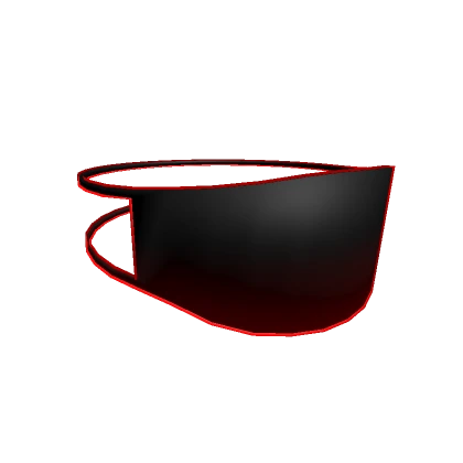 Red Void Mask - Cartoony Outline