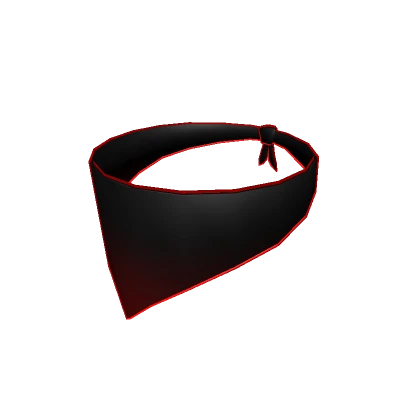 Red Void Bandana Mask - Cartoony Outline