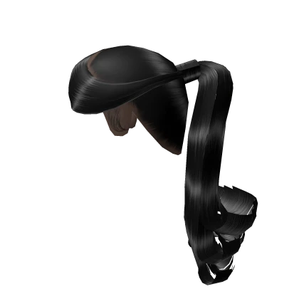 High Ponytail with Swoop [BLACK}