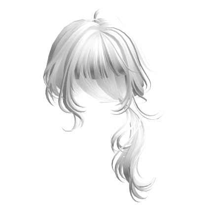 White Low Ponytail