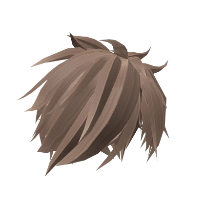 Light Milktea Emo Spikey Hair