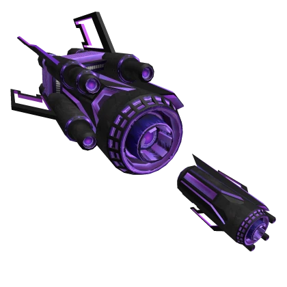 Cyber Shoulder Blasters (Purple) Blocky