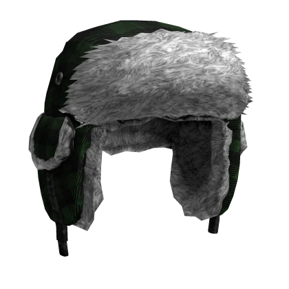 Winter Green Plaid Ushanka