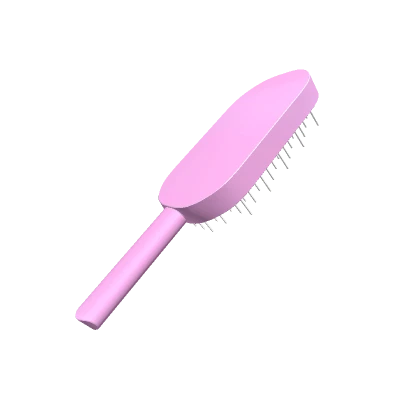 Cute Hairbrush (Pink)