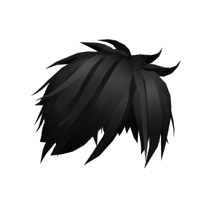 Messy Spiky Anime Boys Emo Hair (Black)