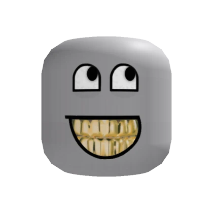 Epic Golden Grillz Face (Reflects in R15)