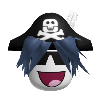 Pirate Hat Dashie Blue Hair EPIC
