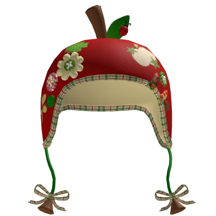 Apple Igari Beanie w/ Pacthes and Buttons🍎🐞