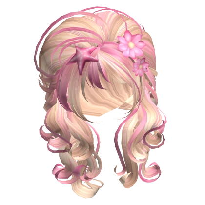 Gyaruギャル drag summer hairdo [pink]