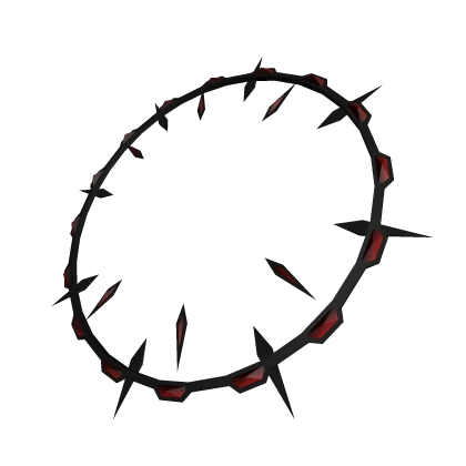 [3.0] Angel Dark Red Spike Halo Aura (Body)