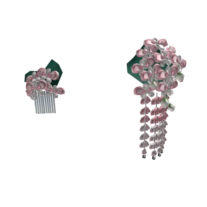 🌸 Traditional Sakura Japanese Hairpins | Kanzashi