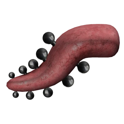 Tongue Bar Row Piercings v1