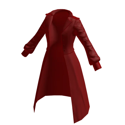 Red gothic sentinel coat