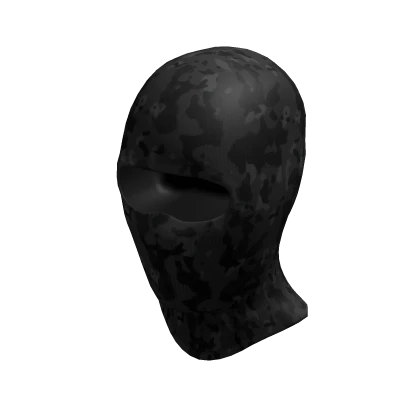 Black Camo Ski Mask