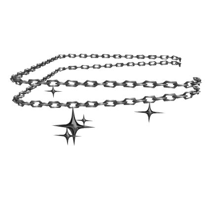 [R] Y2K Chrome Star Chain