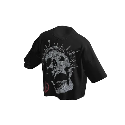 Hellstar Nailed Skull Streetwear T-Shirt
