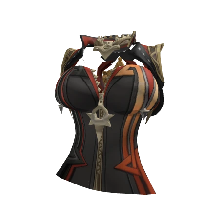 ♡ Mavuika Pyro Archon Chibi Doll Biker Shirt