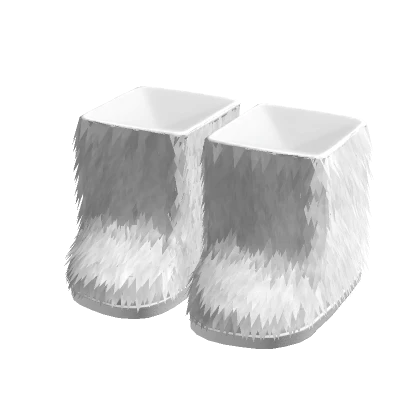 Fur Boots White Fluffy Fuzzy Designer Shoes 3.0