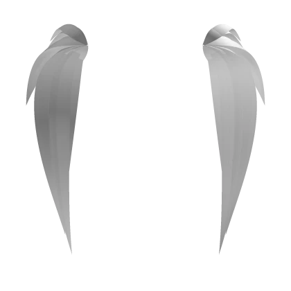 White Anime Pigtails Extension