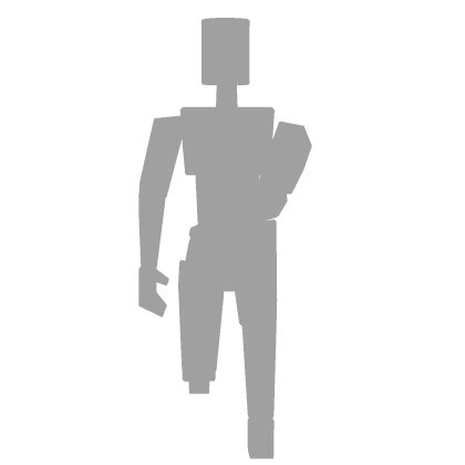 sneaky crouch / kneel