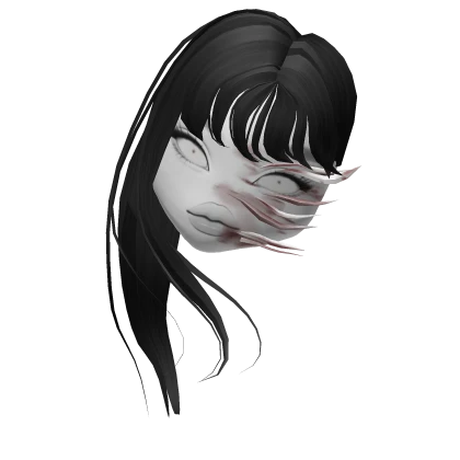 Ito Tomie Head Black and White