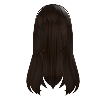 Long Brown Straight Popular Trendy Girl Hair